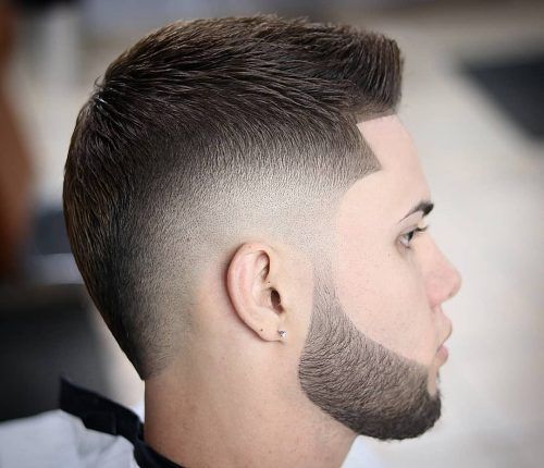 Corte masculino moicano store degrade