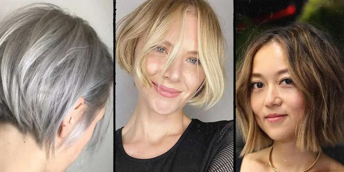 Fique elegante com estas 5 corte de cabelo feminino curtos e grisalhos –  Nova Mulher