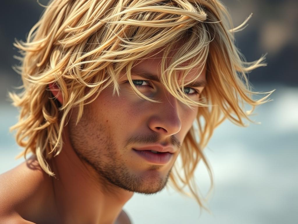 Cortes de cabelo surfista masculino