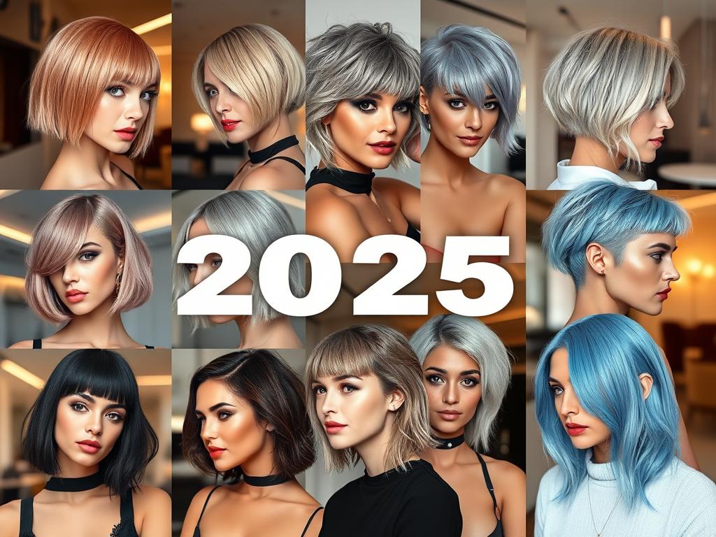 Tendências de cortes de cabelo feminino 2025